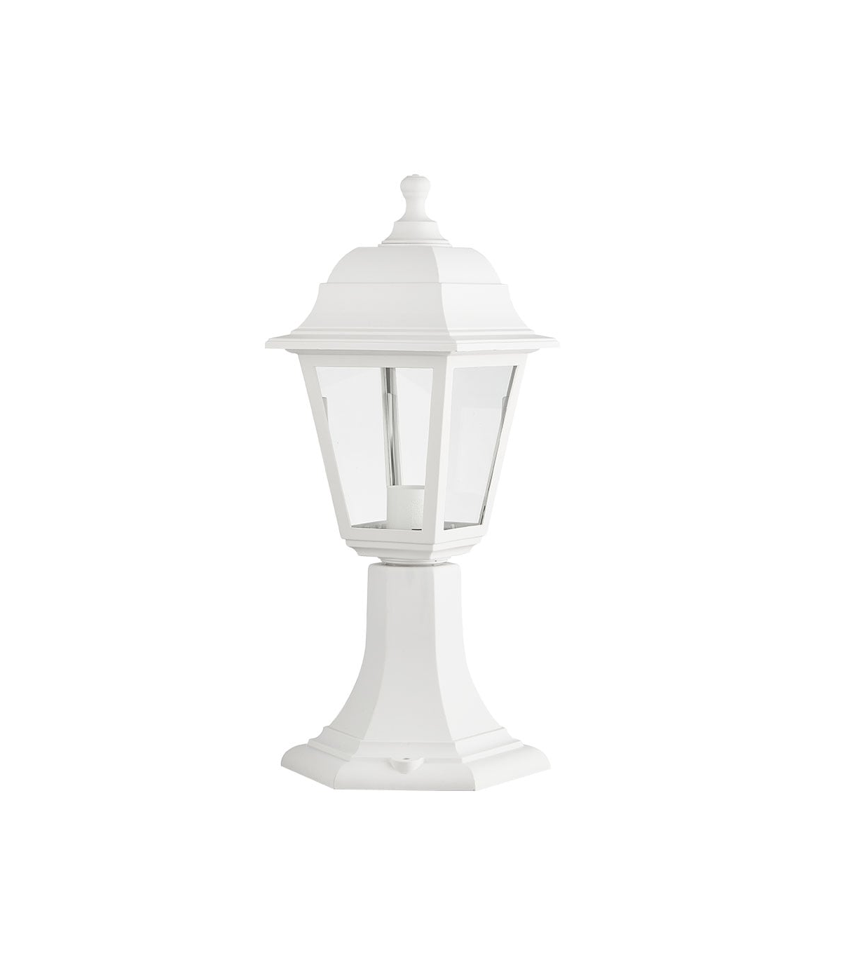 Farol Exterior Sobremuro Albahaca 1xE27 IP44 Blanco