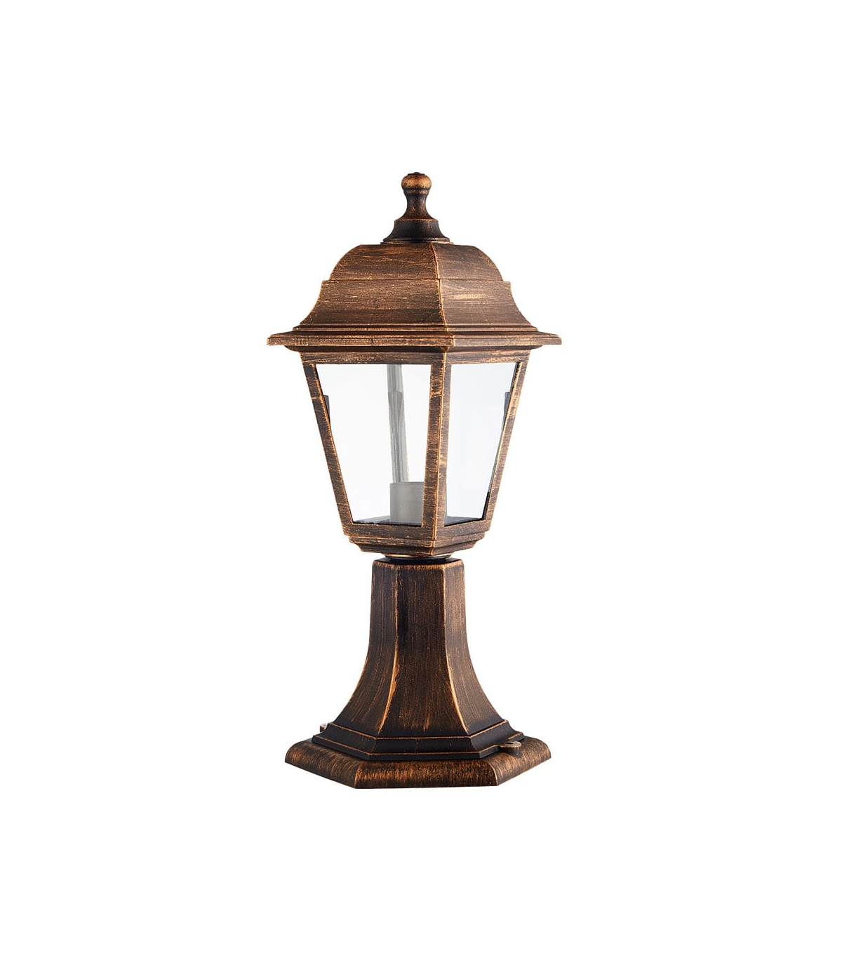Farol Exterior Sobremuro Albahaca 1xE27 IP44 Oro Viejo