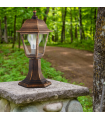 Farol Exterior Sobremuro Albahaca 1xE27 IP44 Oro Viejo