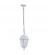 Farol Colgante Exterior Albahaca 1xE27 IP44 Blanco