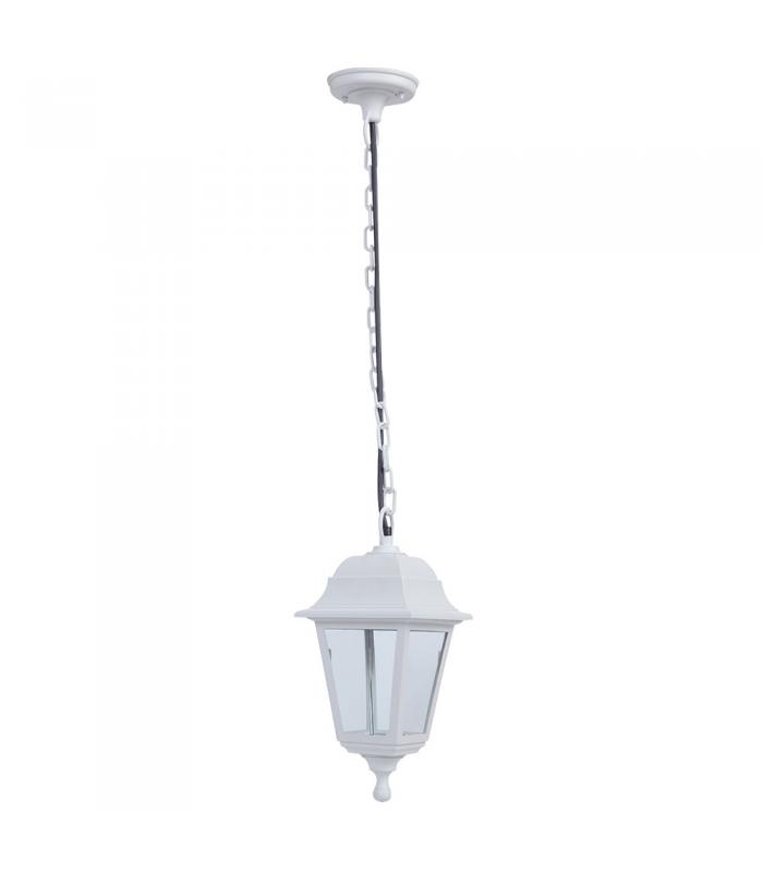 Farol Colgante Exterior Albahaca 1xE27 IP44 Blanco