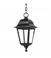 Farol Colgante Exterior Albahaca 1xE27 IP44 Negro