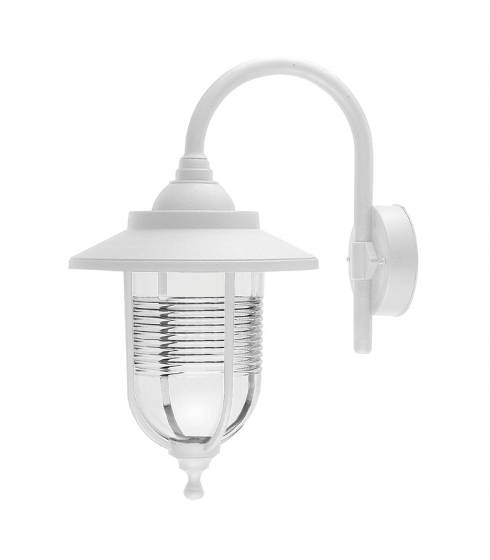 Aplique Exterior Canela 1xE27 IP44 Blanco