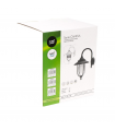 Aplique Exterior Canela 1xE27 IP44 Negro