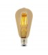 Bombilla Filamento LED ST64 6W 500Lm 360º E27