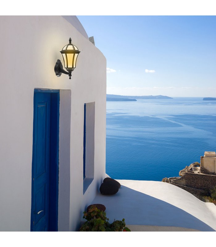 Aplique Exterior Comino 1xE27 IP44 Negro