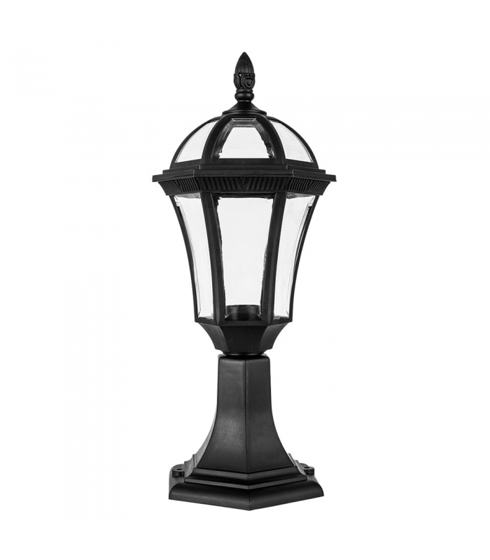Farol Exterior Sobremuro Comino 1xE27 IP44 Negro