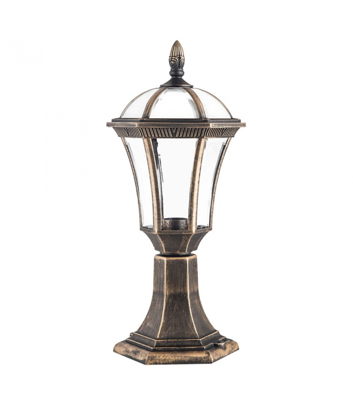 Farol Exterior Sobremuro Comino 1xE27 IP44 Oro Viejo