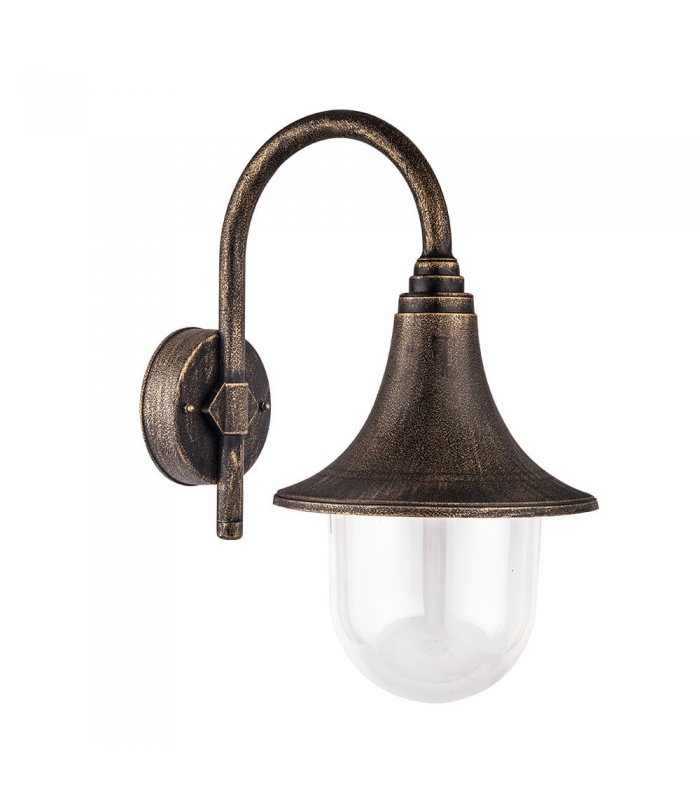 Aplique Exterior Hinojo 1xE27 IP44 Oro Viejo