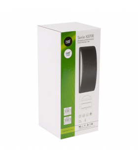 Aplique Exterior Kefir 1xE27 IP65 Negro