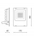 Proyector LED RGB 30W 120º IP65 PROFESIONAL RGB