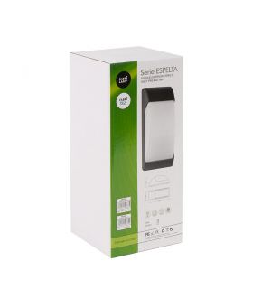 Aplique Exterior Espelta 1xE27 IP65 Gris