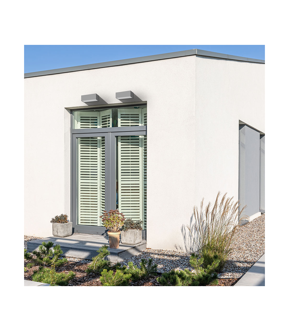 Aplique Exterior Masala 1xE27 IP65 Gris