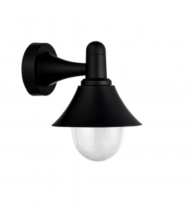 Aplique Exterior Mentol 1xE27 IP44 Negro