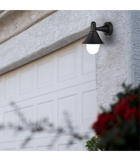 Aplique Exterior Mentol 1xE27 IP44 Negro