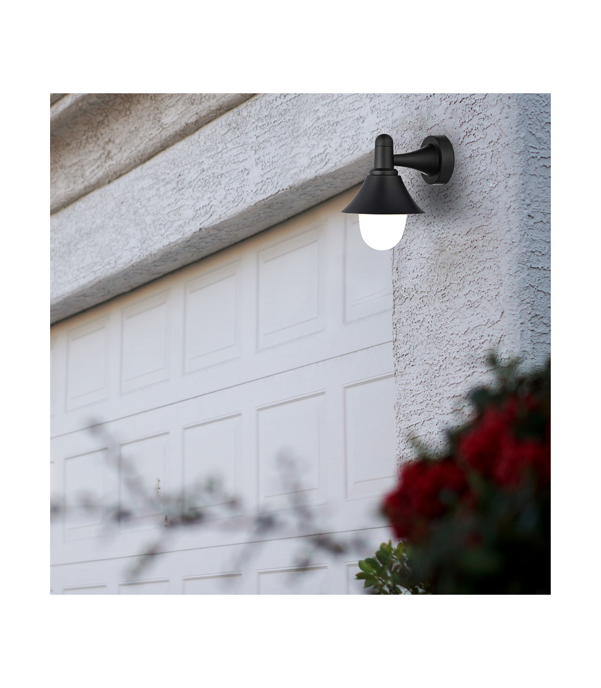 Aplique Exterior Mentol 1xE27 IP44 Negro