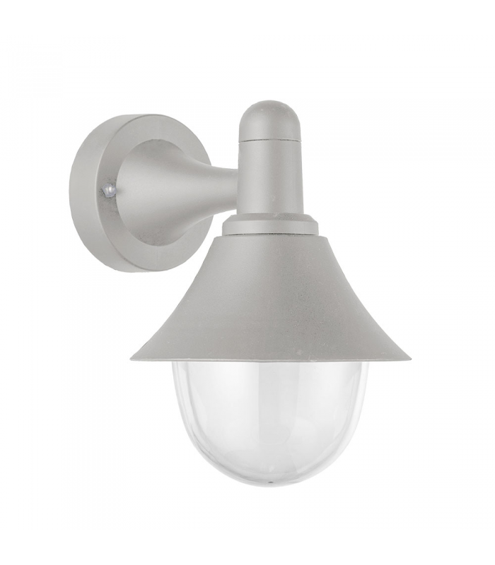 Aplique Exterior Mentol 1xE27 IP44 Gris