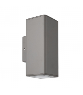 Aplique Exterior Yopol Rectangular 1xE27 IP54 Gris