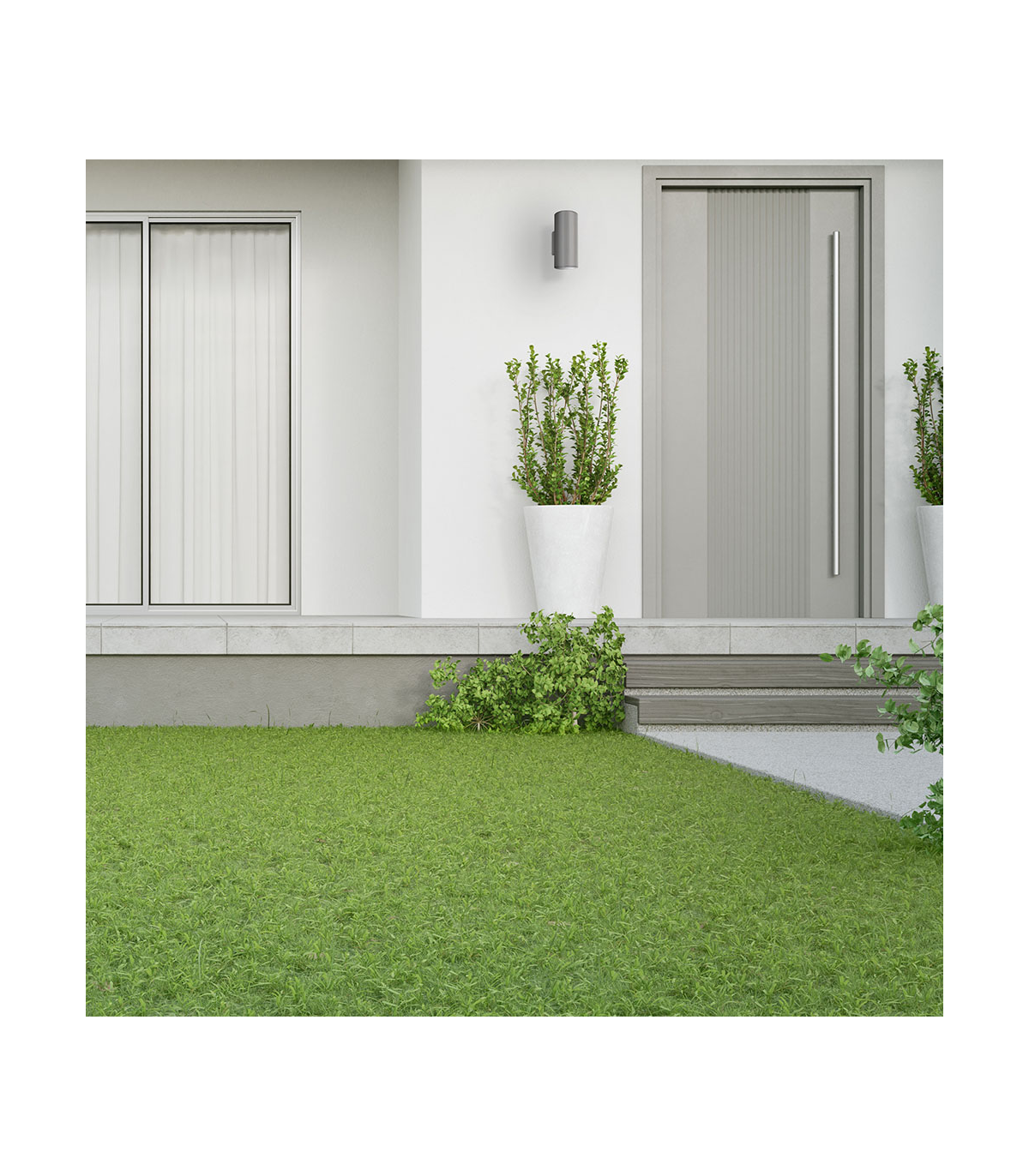 Aplique Exterior Yopol Cilindro 1xE27 IP54 Gris
