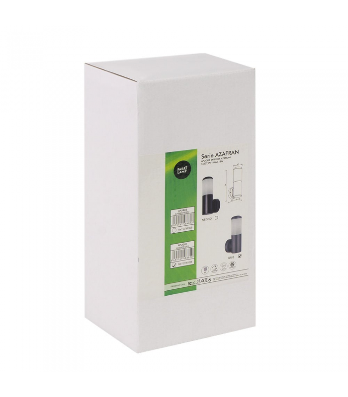 Aplique Exterior Azafran 1xE27 IP44 Gris