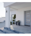 Aplique Exterior Azafran 1xE27 IP44 Gris