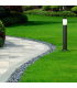 Baliza Exterior Azafran 1xE27 70cm IP44 Negro