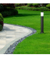 Baliza Exterior Azafran 1xE27 70cm IP44 Negro