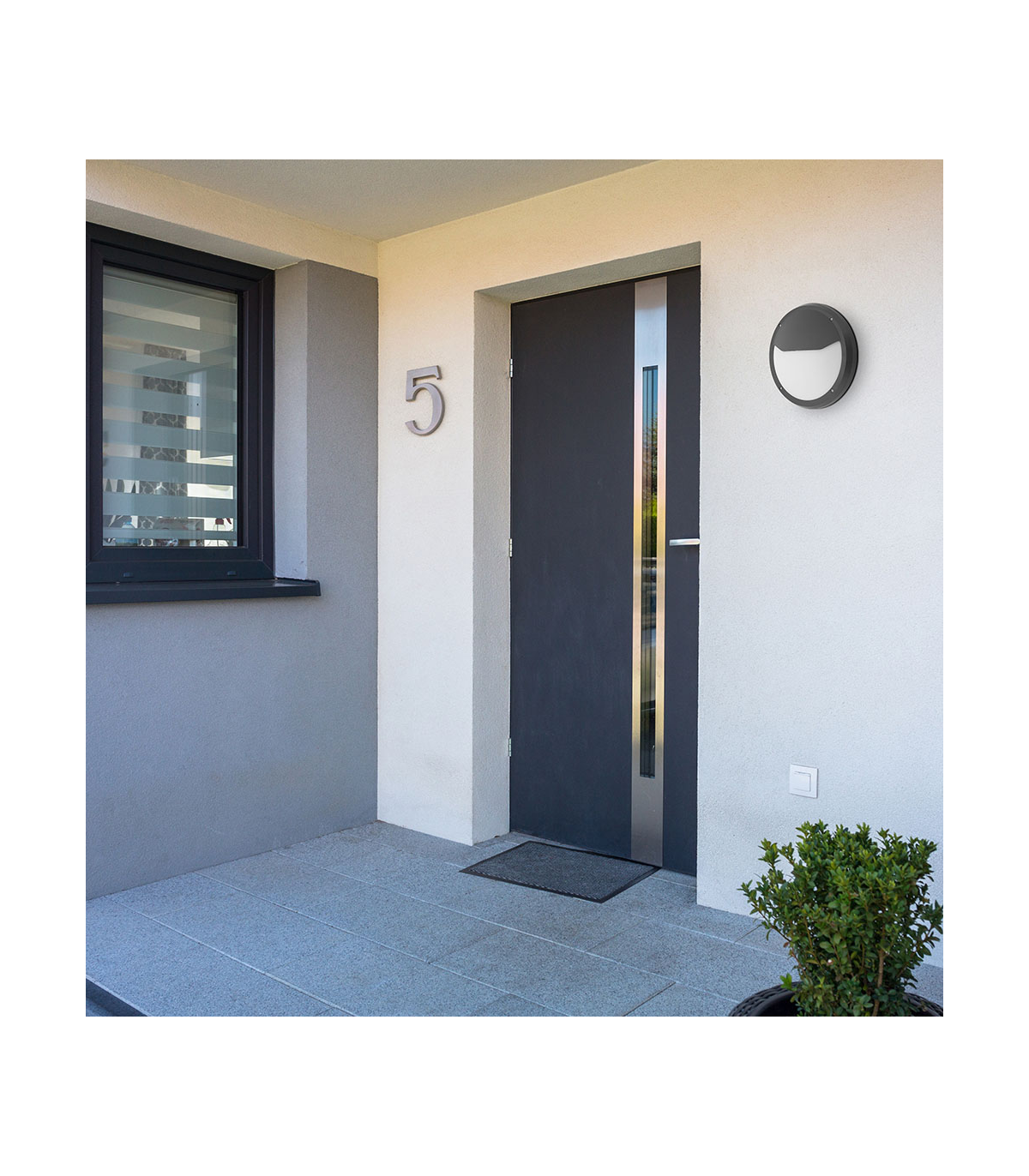 Aplique Exterior Coliandro 1xE27 IP65 Negro