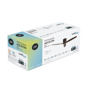 Ventilador de Techo AGUILON2 DC Marrón 3 Aspas Roble Sin Luz