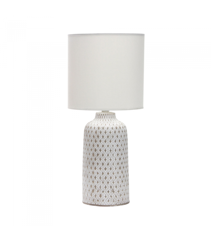 Lámpara de Mesa Tilapia 1xE27 Blanco