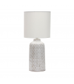 Lámpara de Mesa Tilapia 1xE27 Blanco