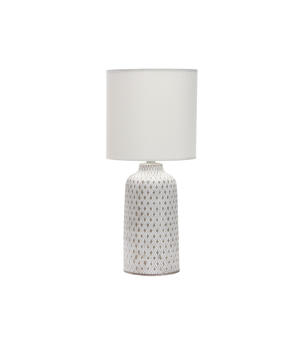 Lámpara de Mesa Tilapia 1xE27 Blanco