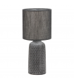 Lámpara de Mesa Tilapia 1xE27 Gris