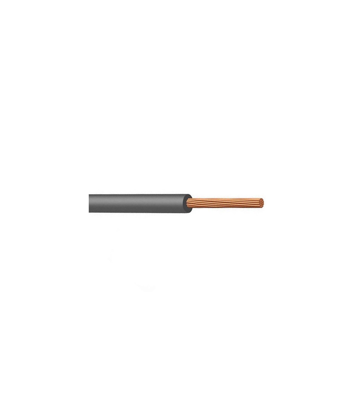 Cable Eléctrico Gris 1x4mm² H07Z1-K Libre de halógenos (metro)