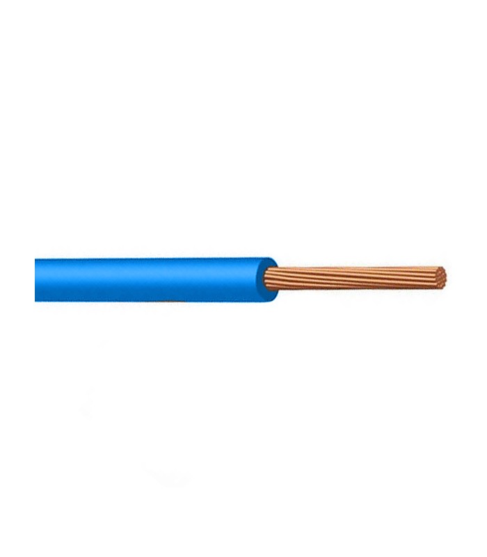 Cable Eléctrico Azul 1x6mm² H07Z1-K Libre de halógenos (metro)