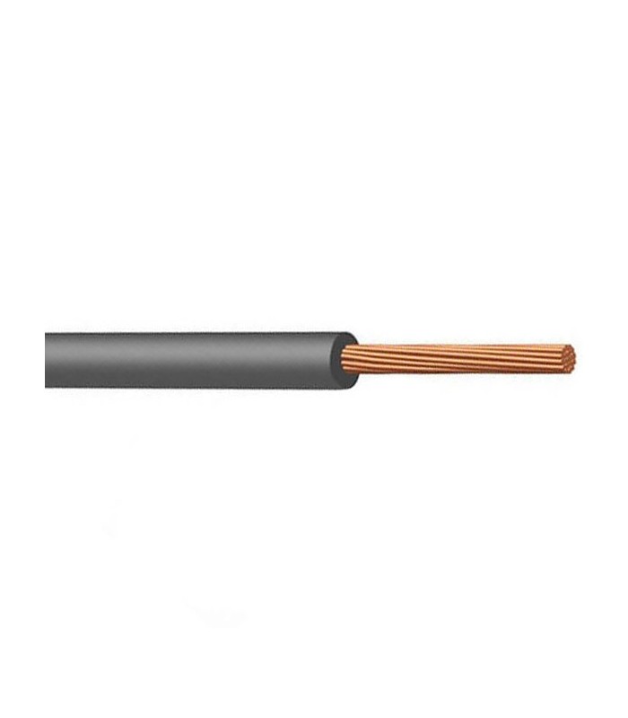 Cable Eléctrico Gris 1x6mm² H07Z1-K Libre de halógenos (metro)
