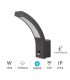 Aplique Exterior Havasu 15W IP54 Blanco / Negro Con Sensor