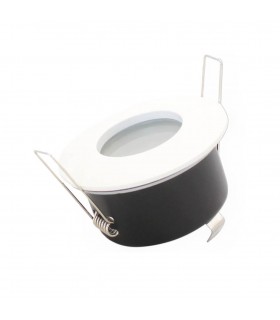 Aro Empotrable Fijo IP44 Redondo Blanco