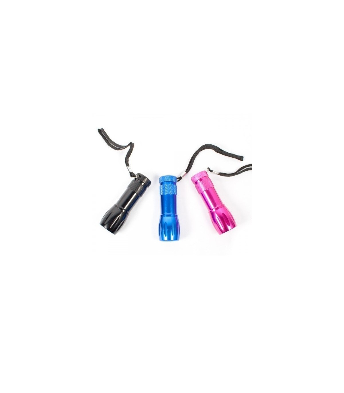 Linterna aluminio 9 LED