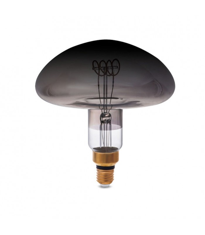 Bombilla Led Filamento Smoke Platillo XL Vintage 6W 150Lm E27 2700K Reg