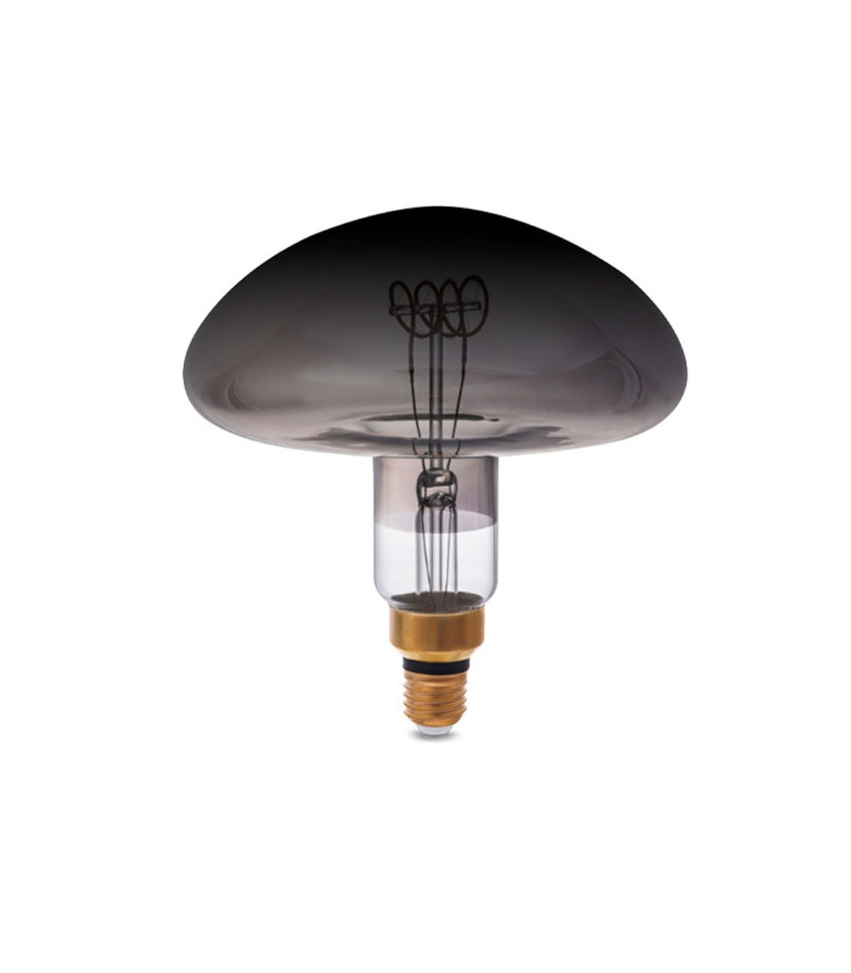 Bombilla Led Filamento Smoke Platillo XL Vintage 6W 150Lm E27 2700K Reg