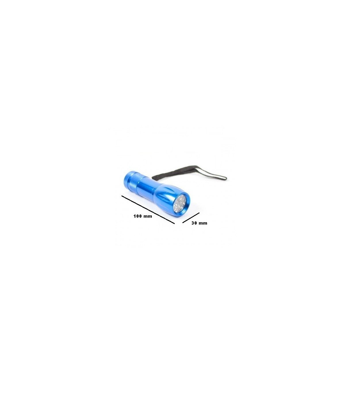 Linterna aluminio 9 LED