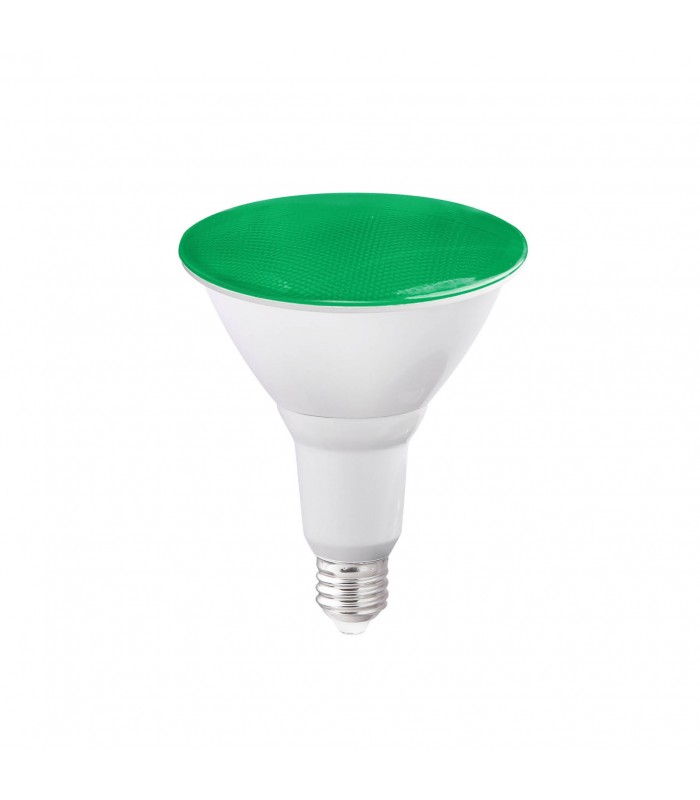 Bombilla Led PAR38 E27 15W 1200Lm IP65 Verde