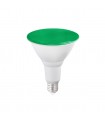Bombilla Led PAR38 E27 15W 1200Lm IP65 Verde