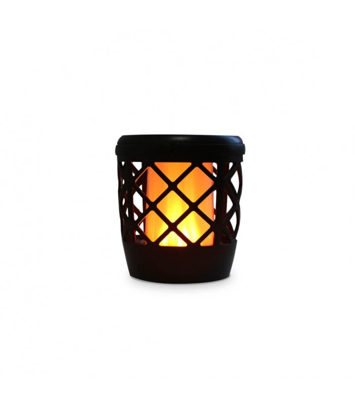 Estaca Solar Efecto Fuego 3W IP65 Recargable USB