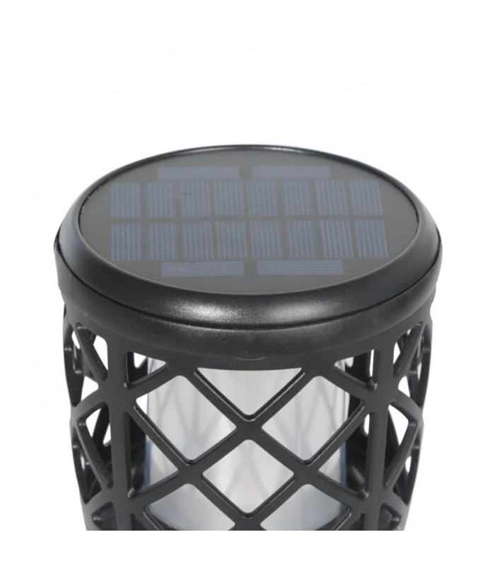 Estaca Solar Efecto Fuego 3W IP65 Recargable USB