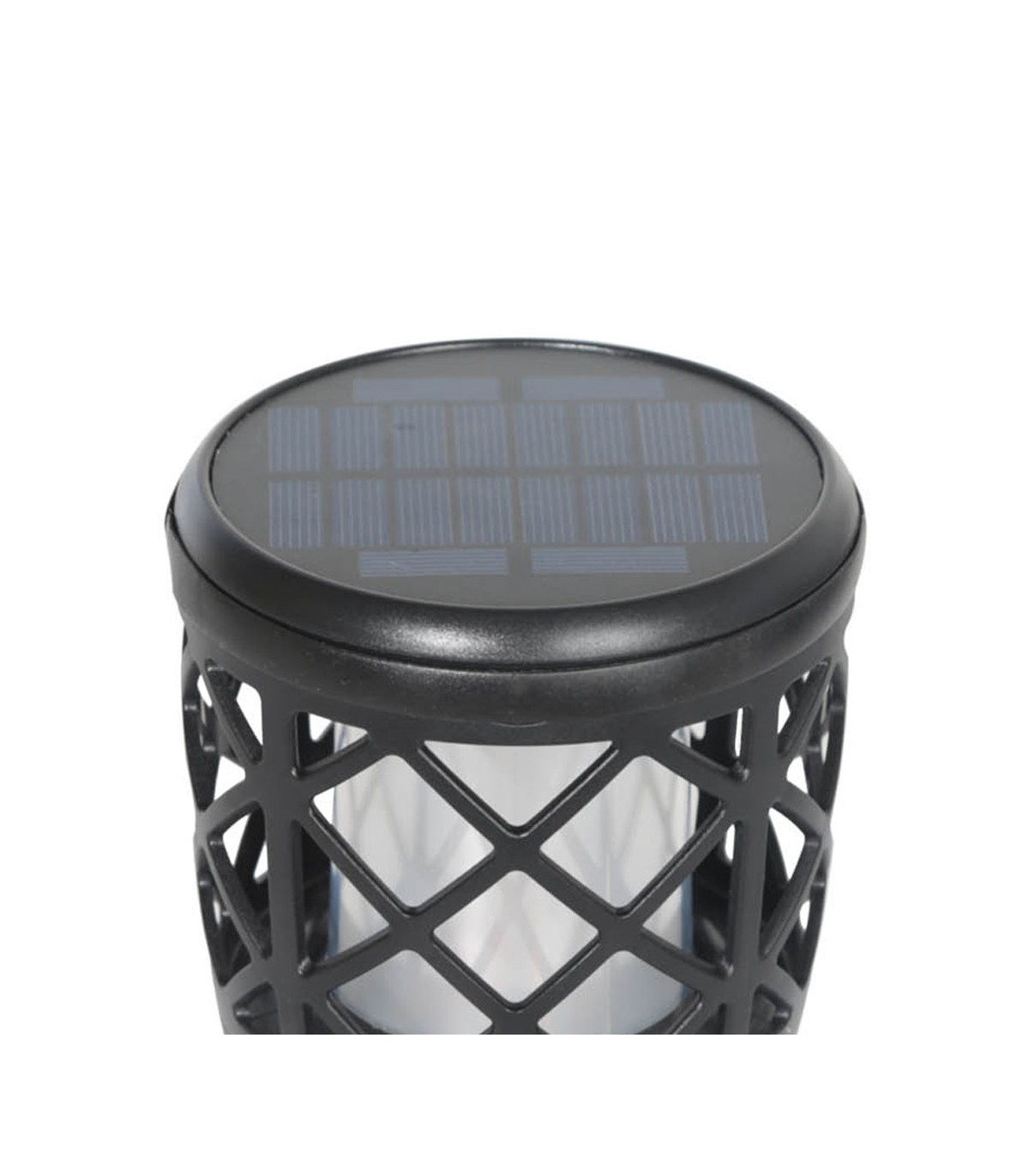 Estaca Solar Efecto Fuego 3W IP65 Recargable USB