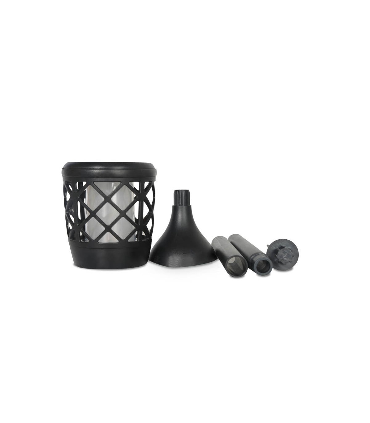 Estaca Solar Efecto Fuego 3W IP65 Recargable USB