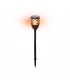 Estaca Solar Efecto Fuego 3W IP65 Recargable USB