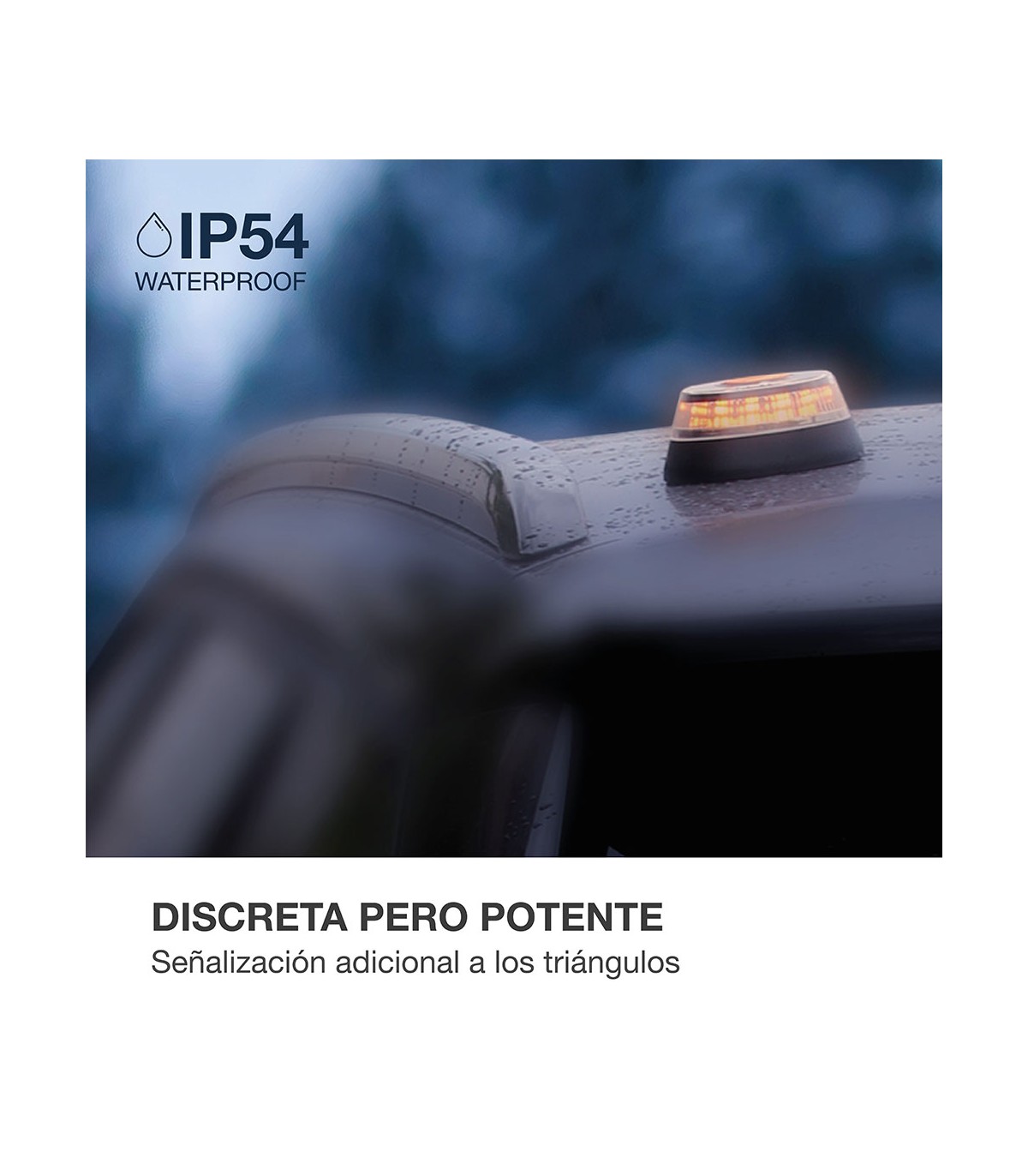 Baliza Señalización de Emergencia con Imán V16